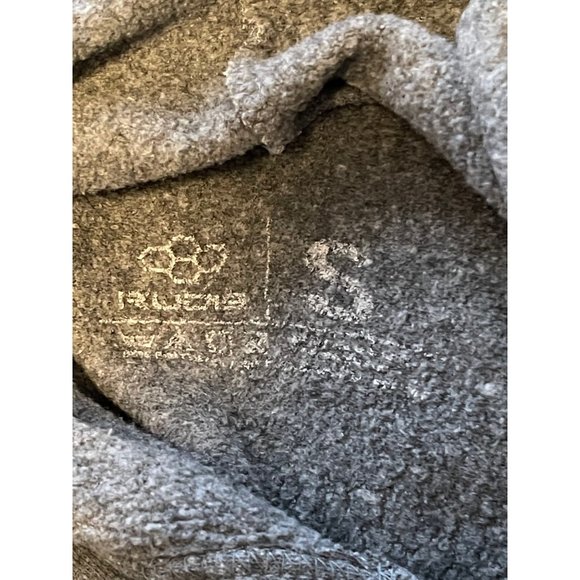 JORDAN TRAINED HOODIE SIZE SMALL CUT OFF KANGAROO POCKET RIBBED HEM - Picture 3 of 7